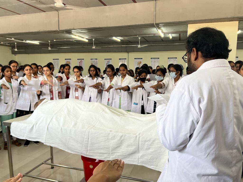 CMR Institute of Medical Sciences Hyderabad Cadavor oath photo 1
